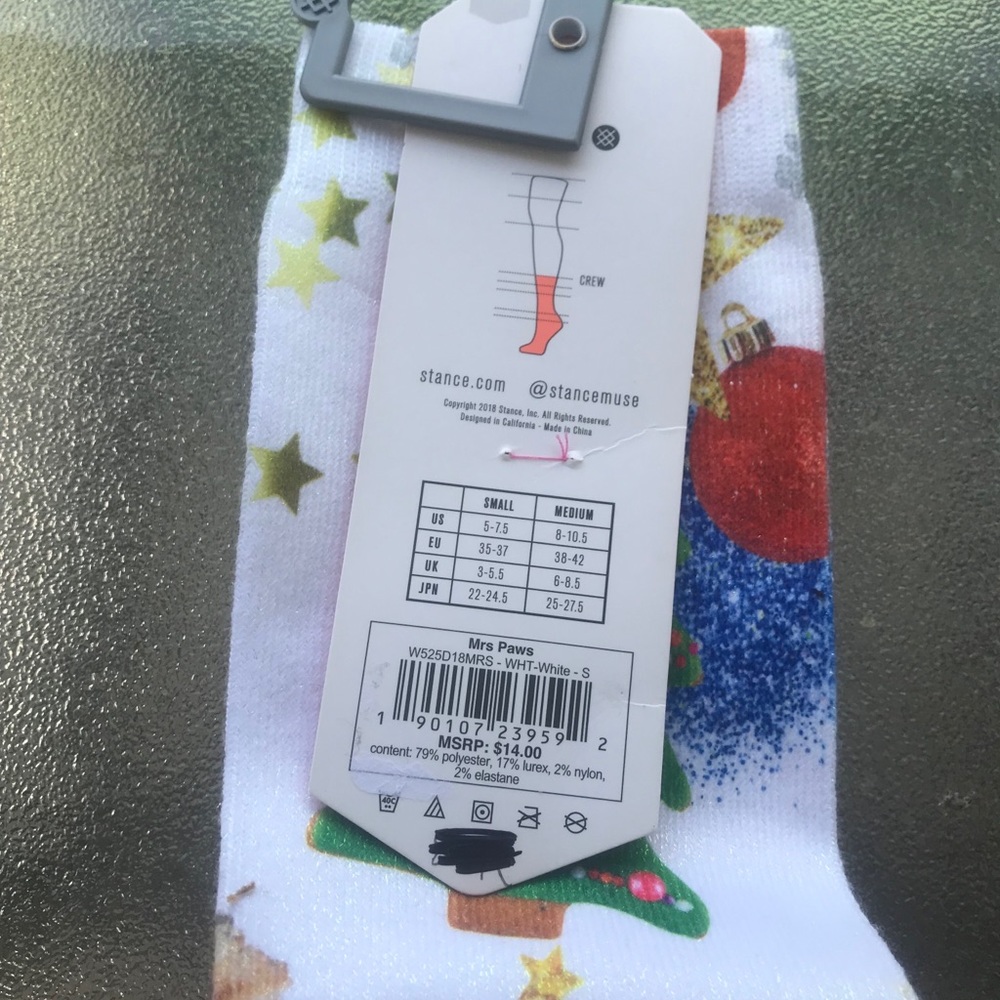 Stance Tomboy Light Cushion Mrs Paws Small Socks - Picture 3 of 5